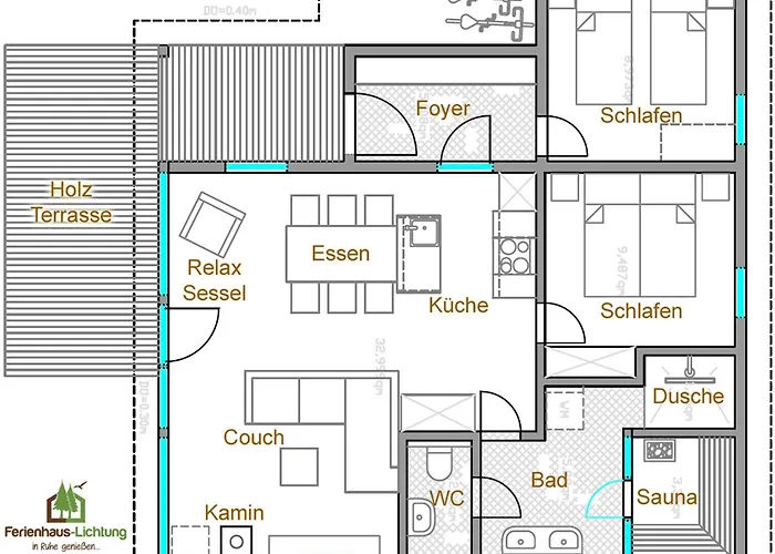 4 Personen Mit Sauna F0h4 Tatil Evi Ruhla